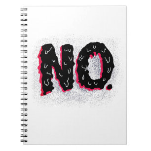 Cuaderno Extraña antisocial sarcástica sin tipografía