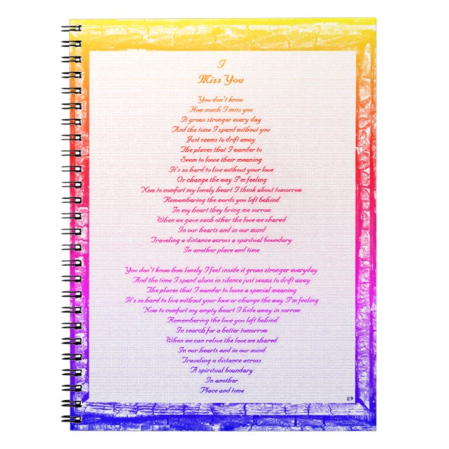 Cuaderno Extrañar (Frente)