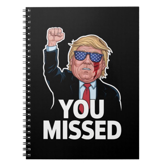 Cuaderno Extrañaste a Donald Trump (Frente)