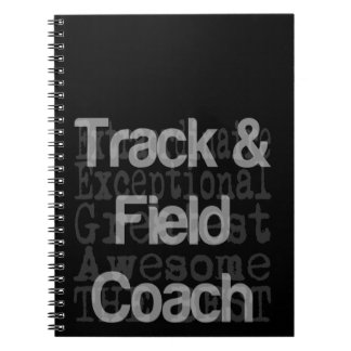 Cuaderno Extraordinaria de entrenador de pista y campo