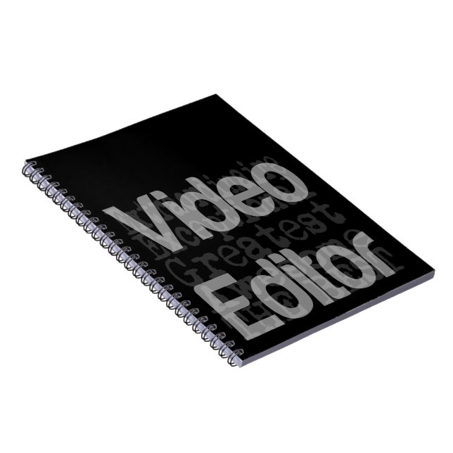 Cuaderno Extraordinaria del editor de vídeo (Lado Derecho)