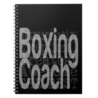 Cuaderno Extraordinaria del entrenador de boxeo