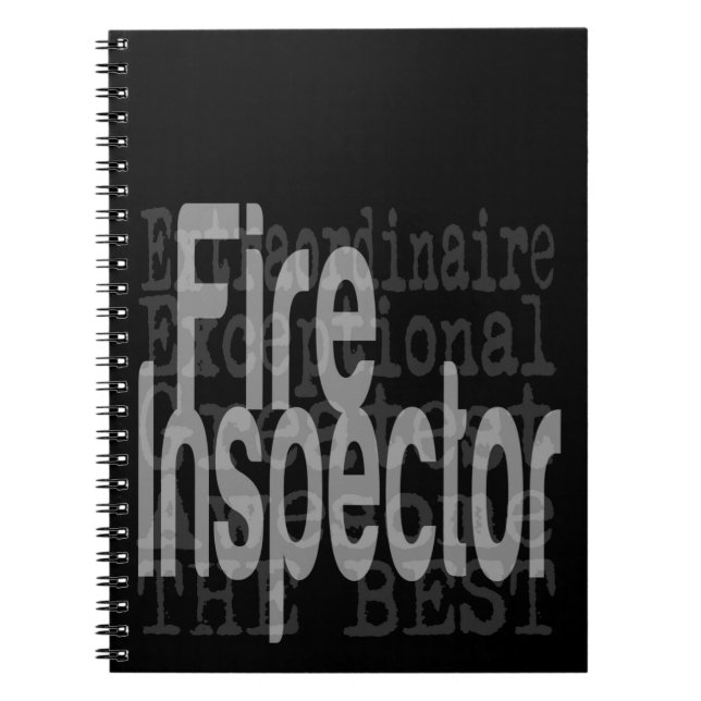 Cuaderno Extraordinaria del inspector de incendios (Frente)