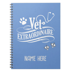 Cuaderno Extraordinaria Pla de cirujano veterinario persona