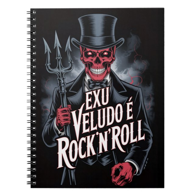 Cuaderno Exu Veludo é Rock'N'Roll #1 (Frente)