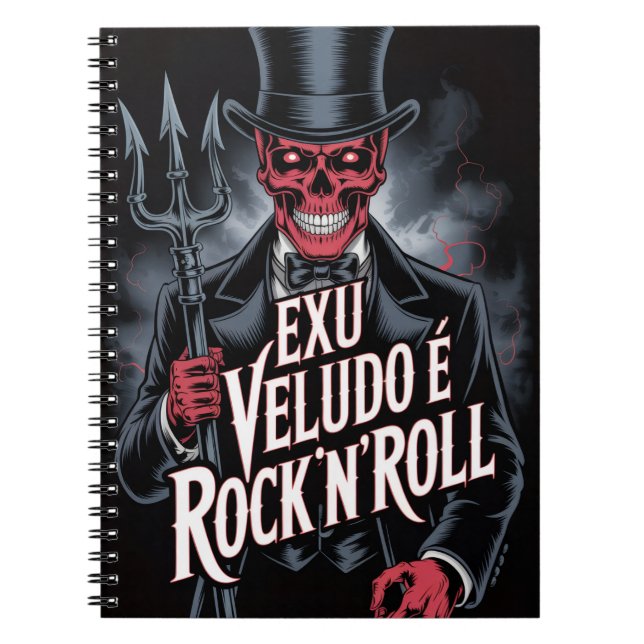 Cuaderno Exu Veludo é Rock'N'Roll #1 (Frente)