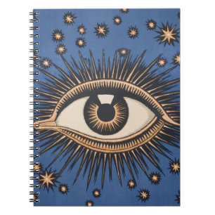 Cuaderno Eye Stars Moon Celestial Nouveau