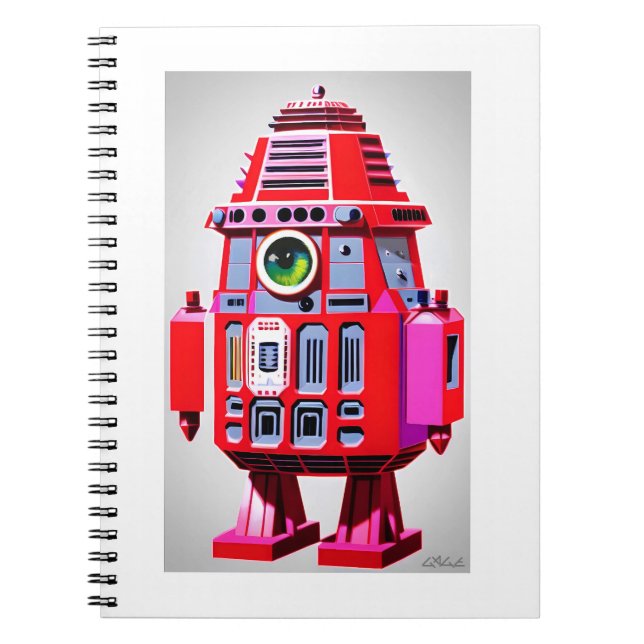 Cuaderno Eyebotics Ken Gage Ciencia Ficción (Frente)