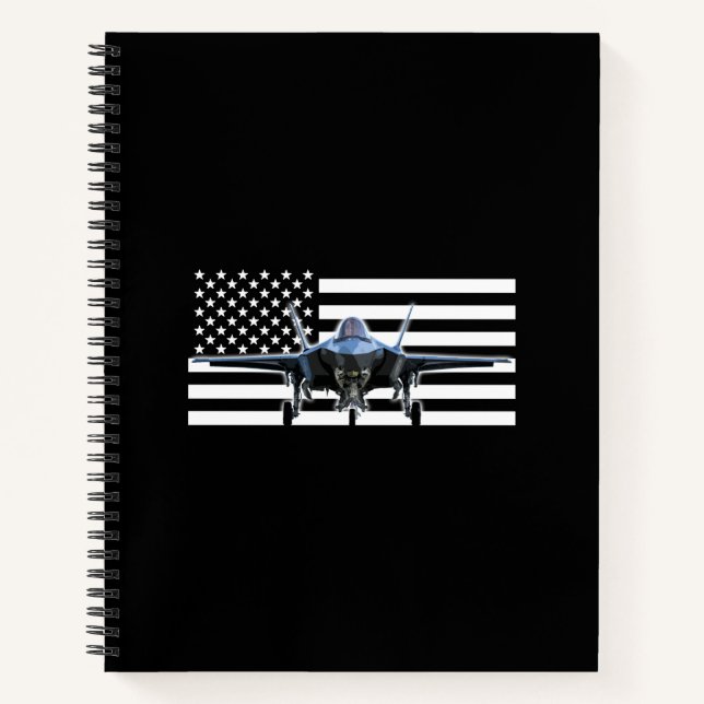 Cuaderno F-35 (Bandera negra) (Anverso)