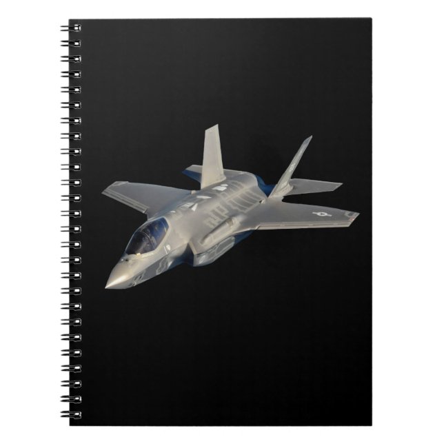 Cuaderno F-35 Luchador Lightning II Panther Jet (Frente)