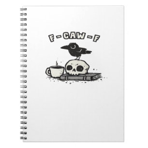 Cuaderno F Caw F Aspecto único y genial