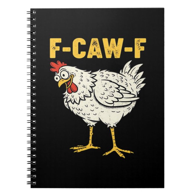 Cuaderno F-Caw-F Chicken Classic Retro Cool (Frente)