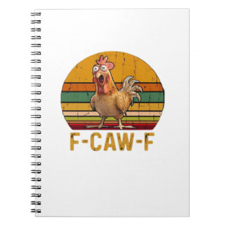 Cuaderno F-Caw-F Chicken Humor Essential Minimal Clean