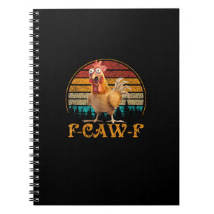 Cuaderno F-Caw-F Cita Divertida Pollo Meme F-Caw-F