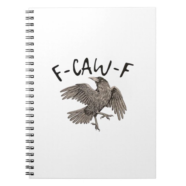 Cuaderno F-Caw-F Clásico Estético Casual (Frente)