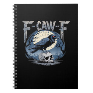 Cuaderno F-Caw-F Cuervo Clásico Cuervo a la Luz de la Luna