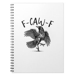Cuaderno F-Caw-F Cuervo Divertido Cuervo Gracioso Temporada