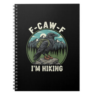 Cuaderno F-Caw-F Estoy Caminando Espíritu de Cuervo Cuervo