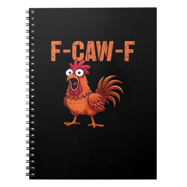 Cuaderno F Caw F Funny Chicken Classic Trendy Modern Style (Frente)