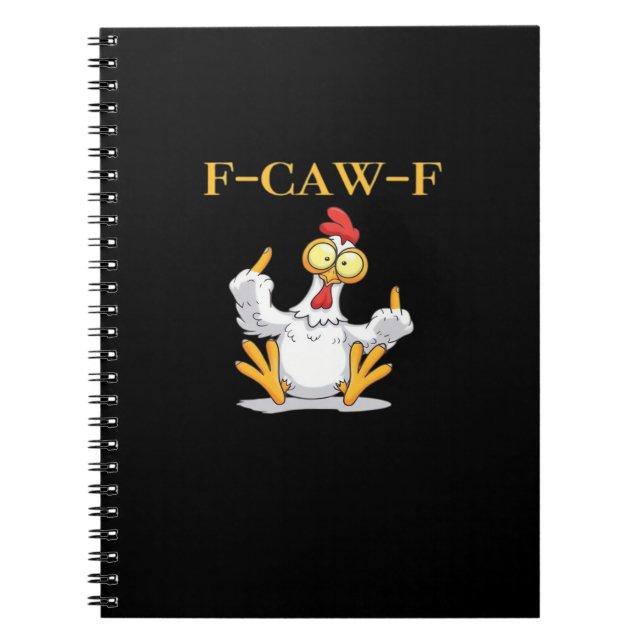 Cuaderno F-Caw-F Funny Chicken Retro Classic (Frente)