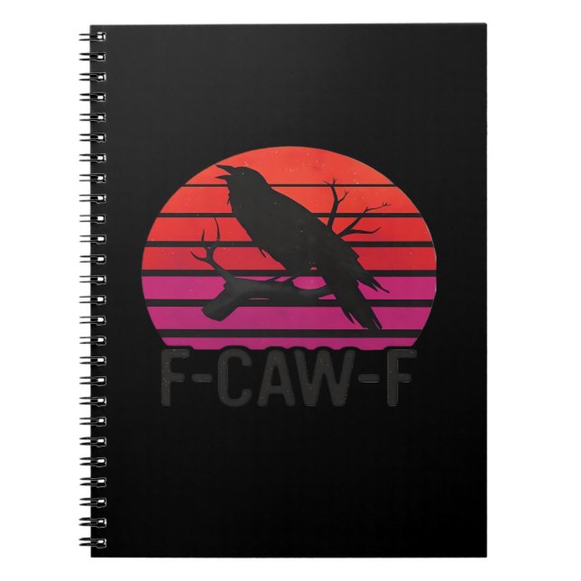Cuaderno F-Caw-F Funny Crow Classic Minimal Clean (Frente)