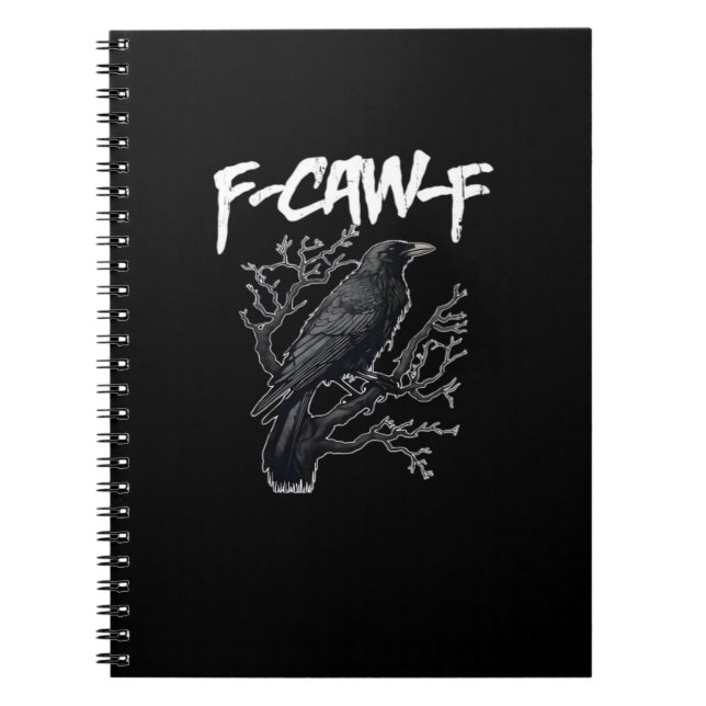 Cuaderno F-Caw-F Funny Crow Minimal Clean (Frente)