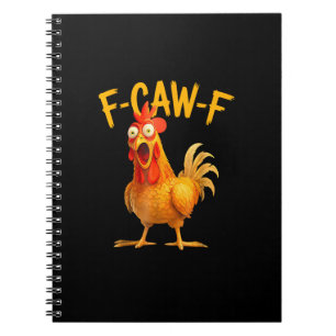 Cuaderno F-Caw-F Juego de Palabras Gallo Gallina Graznido G