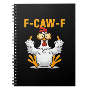Cuaderno F-Caw-F Pollo Clásico Divertido Moderno
