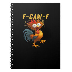 Cuaderno F-Caw-F-Pollo Clásico Retro Esencial