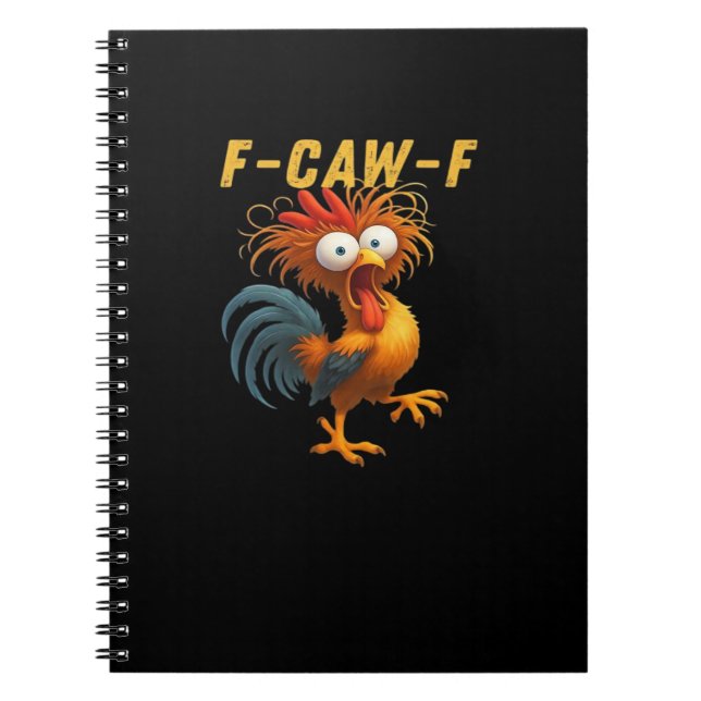 Cuaderno F-Caw-F-Pollo Clásico Retro Esencial (Frente)
