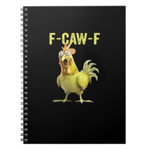 Cuaderno F-Caw-F Pollo Divertido Clásico Creativo Casual