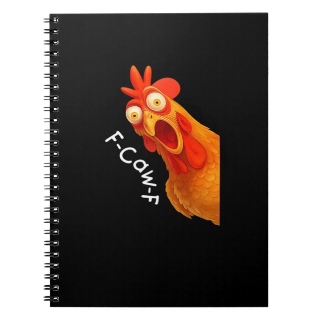 Cuaderno F-Caw-F Pollo Esencial Minimal Limpio (Frente)