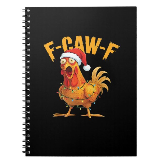 Cuaderno F-Caw-F Pollo Navidad Esencial (Frente)