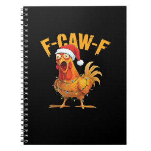 Cuaderno F-Caw-F Pollo Navidad Esencial