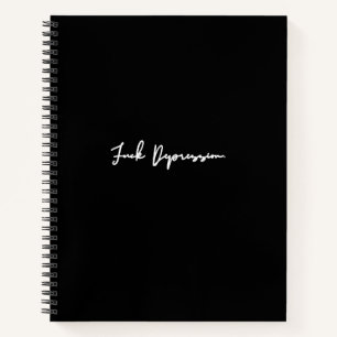Cuaderno F*ck Depression Journal - Script Edition   CTFOD