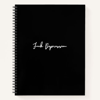 Cuaderno F*ck Depression Journal - Script Edition | CTFOD