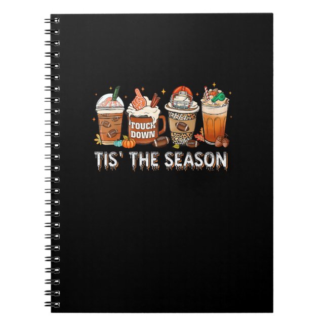 Cuaderno Fa de Halloween de la Calabaza de la Temporada (Frente)