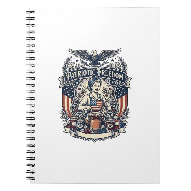 Cuaderno Fabricante de mermelada patriota (Frente)