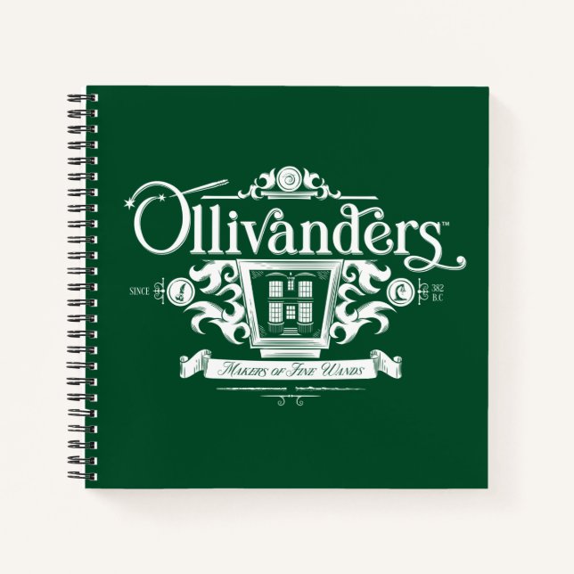 Cuaderno Fabricantes OLIVANDERS™ de varas finas (Anverso)