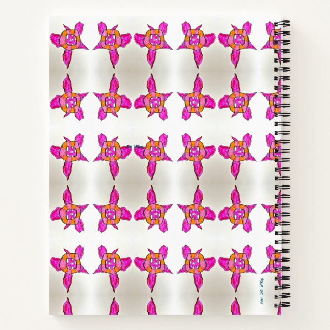 Cuaderno Fabuloso portátil Fuschia (Reverso)