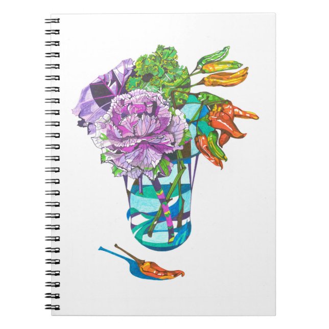 Cuaderno Fabuloso Ramo Vegetal de Otoño (Frente)