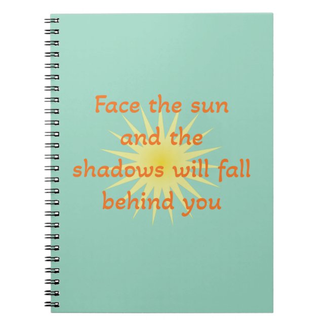 Cuaderno Face the sun (Frente)