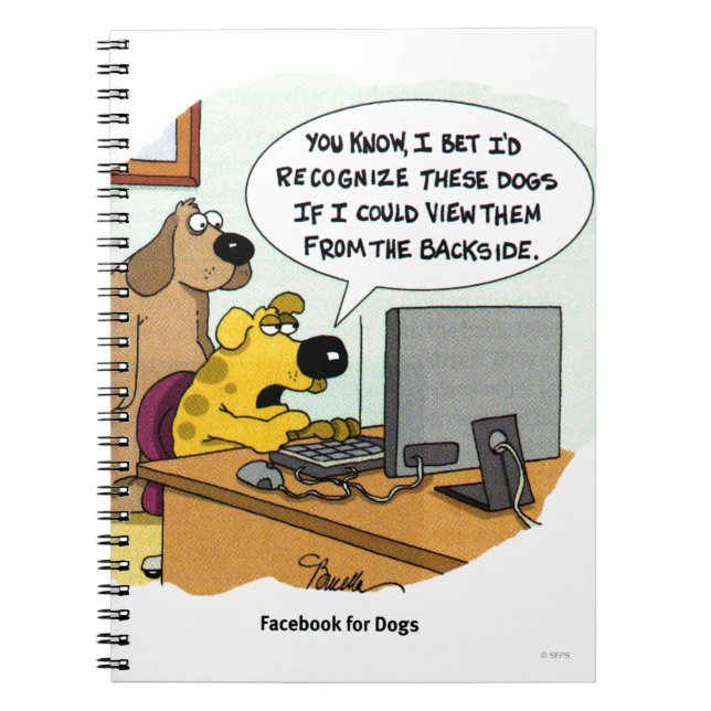 Cuaderno Facebook para los perros (Frente)