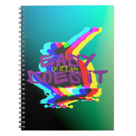 Cuaderno Fácil lo hace fácil Gráfico de skateboard