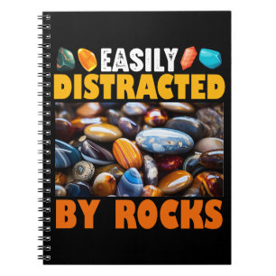 Cuaderno Fácilmente Distrado Por Las Rocas