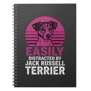 Cuaderno Fácilmente Distraído Por Jack Russell Terrier