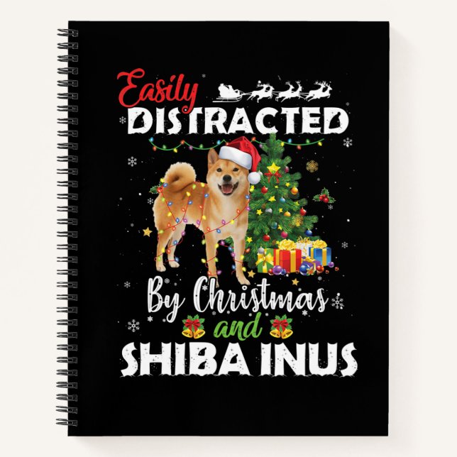 Cuaderno Fácilmente distraído por los navidades regalo de p (Anverso)