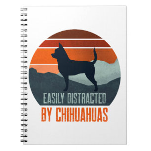 Cuaderno Fácilmente Distraído Por Pasear Perros Chihuahuas