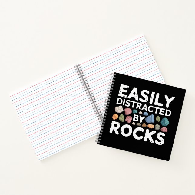 Cuaderno Fácilmente Distraído Por Rocas (Interior)