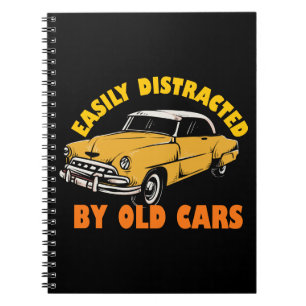 Cuaderno Fácilmente Distratizado Por Viejos Coches